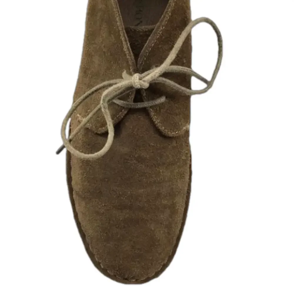 MERONA Men's Chukkas Olive Greenish/Brown Suede Leather Lace-Up Ankle Boots—Sz 7